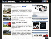 Tablet Screenshot of porschetuningmag.com